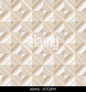 Geometrical pattern in dark gray&golden colors, seamless vector background. Stock Vector