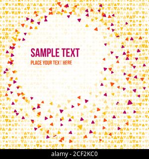 Abstract patterned background with mixed small spots. Seamless vector background Stock Vector