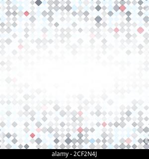 Pattern with mixed small diamond spots. Seamless vector background Stock Vector