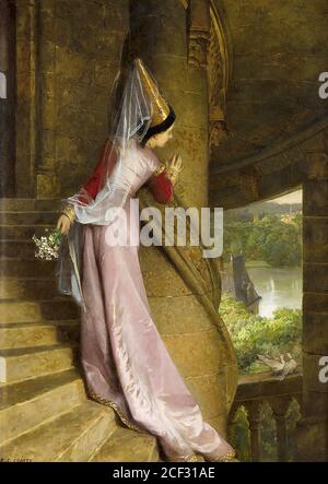 Comte Pierre Charles - the Secret Rendezvous - French School - 19th  Century Stock Photo