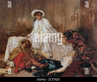 Couture Thomas - Supper After the Fancy Dress Ball - French School - 19th  Century Stock Photo