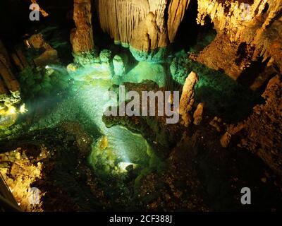 Wishin well in a cave. Stock Photo