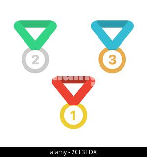 Award medals vector illustration Stock Vector