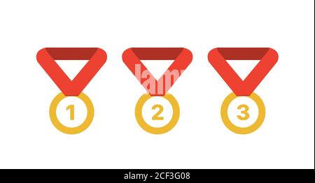 Award medals vector illustration Stock Vector