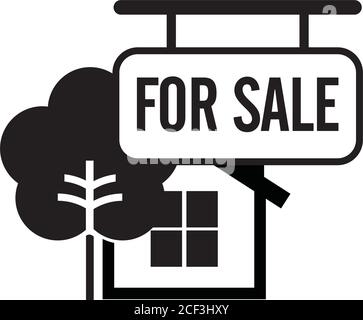 Real Estate, Home icon. Vector outline Icon. Stock Vector