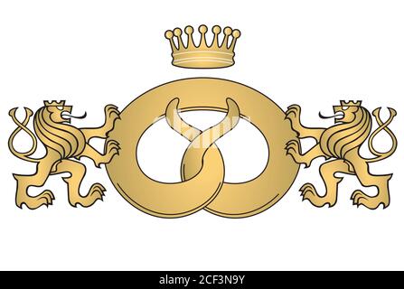 Bakery sign Royalty, vector illustration Stock Vector