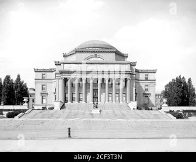 Low Library, Columbia University, New York City, New York, USA, Detroit Publishing Company, 1905 Stock Photo