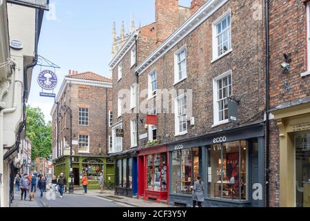 Low Petergate, York, North Yorkshire, England, United Kingdom Stock Photo