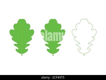 A collection of vector Canadian maple leaf icons. Silhouette of autumn leaves icon set isolated on white background. Stock Vector