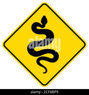 Black silhouette snake. Isolated symbol or icon snake on white ...