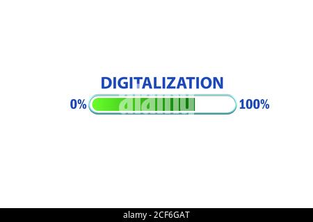 Digital transformation and digitalization concept Stock Photo