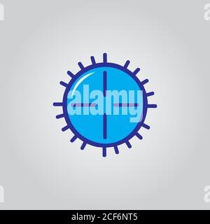 simple geometric linear art clear concept fashion brand business logo vector Stock Vector