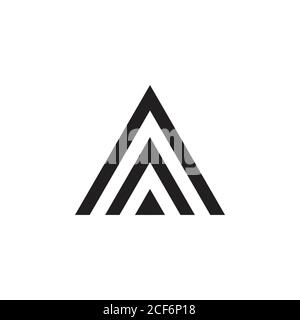 simple geometric linear art clear concept fashion brand business logo vector Stock Vector