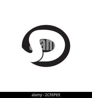 simple geometric linear art clear concept fashion brand business logo vector Stock Vector