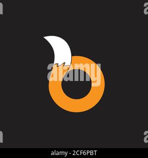 simple geometric linear art clear concept fashion brand business logo vector Stock Vector
