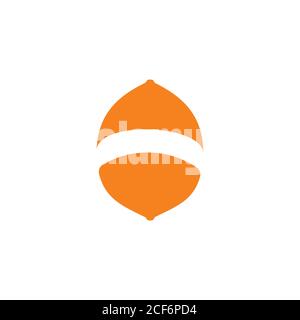 lemon cutted simple design symbol vector Stock Vector