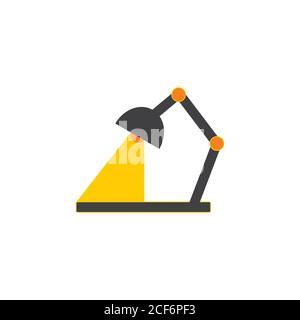 geometric desks lamp symbol vector Stock Vector
