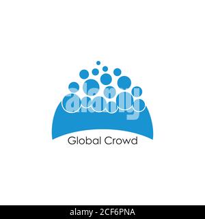 simple geometric linear art clear concept fashion brand business logo vector Stock Vector