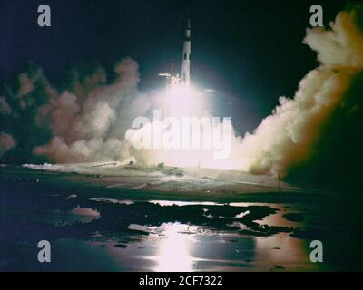 apollo rocket landing unit 12