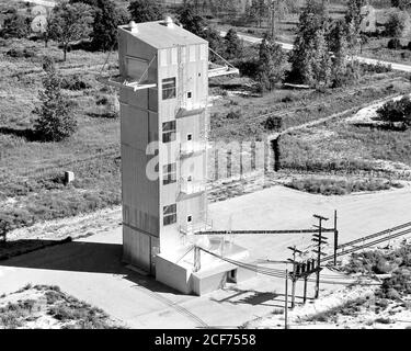 Plum Brook Aerial View - E Site - Missile Stand.