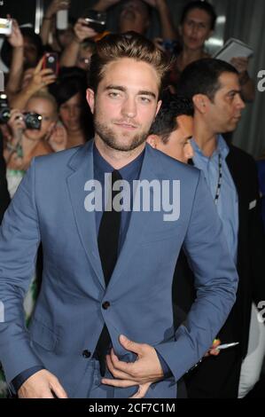 Manhattan, United States Of America. 14th Aug, 2012. SMG Robert Pattinson NY1 Cosmopolis MOMA 081312 27.JPG NEW YORK, NY - AUGUST 13: Robert Pattinson attends the 'Cosmopolis' premiere at the Museum of Modern Art on August 13, 2012 in New York City. ( Credit: Storms Media Group/Alamy Live News Stock Photo
