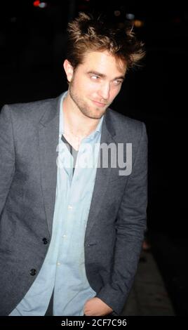 Manhattan, United States Of America. 09th Nov, 2011. SMG NY1 Robert Pattinson Letterman 110811 10.JPG NEW YORK, NY - NOVEMBER 08: Robert Pattinson departs 'Late Show With David Letterman' at the Ed Sullivan Theater on November 8, 2011 in New York City. ( Credit: Storms Media Group/Alamy Live News Stock Photo