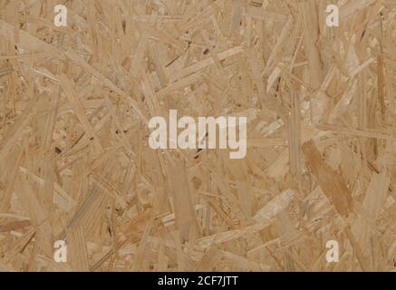 Background or Texture of a Wooden Oriented Strand Board (OSB) Stock Photo