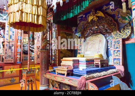 ULAANBAATAR, MONGOLIA - Choijin Lama Temple. a famous Tourist spot in Ulaanbaatar, Mongolia. Stock Photo