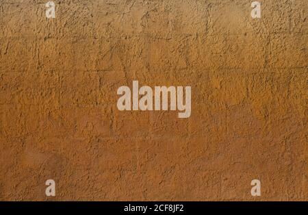 Rusty color, old wall texture - abstract web banner, copy Space. Stock Photo
