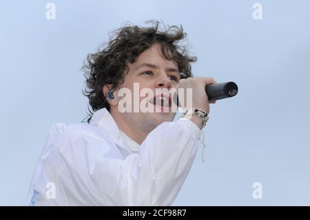 Jay McGuiness. The Wanted. 'Make Mine Milk Campaign', Potters Field, London. UK 16.01.2011 Stock Photo