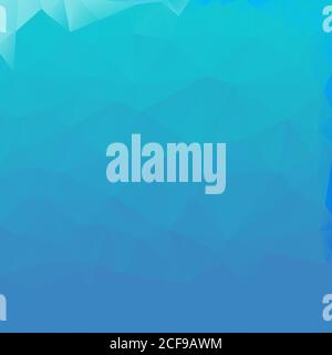 Light Blue Abstract Low Poly Geometric Gradient Polygonal Background Vector Illustration Stock Vector