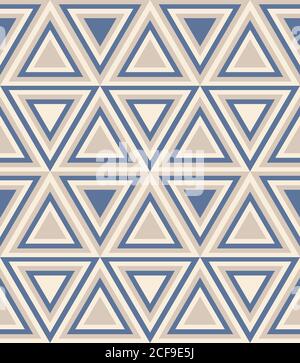 Fashion abstract geometrical pattern with triangles. Seamless vector background. Stock Vector