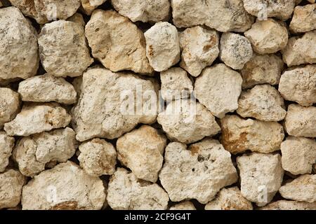 texture white limestone. High quality photo. Bali. Indonesia Stock Photo