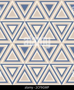 Fashion abstract geometrical pattern with triangles. Seamless vector background. Stock Vector