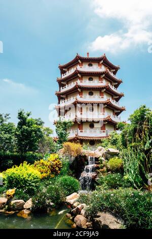 Baguashan Buddha Temple at Bagua Mountain in Changhua, Taiwan Stock Photo