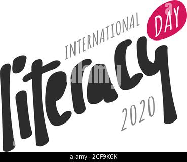 Design about International Literacy Day celebration, 8th September. illustration vector. Stock Vector