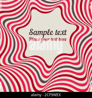 Abstract background - crazy colorful lines. Vector illustration. Stock Vector