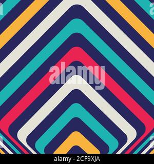 Abstract background - crazy colorful lines. Vector illustration. Stock Vector