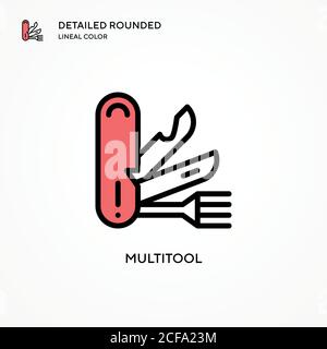 Multitool vector icon. Modern vector illustration concepts. Easy to edit and customize. Stock Vector