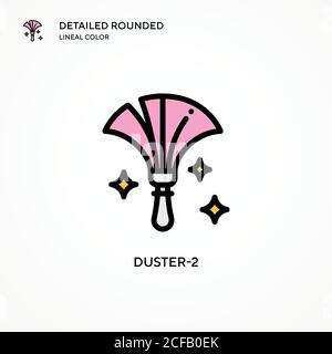 Duster-2 vector icon. Modern vector illustration concepts. Easy to edit and customize. Stock Vector