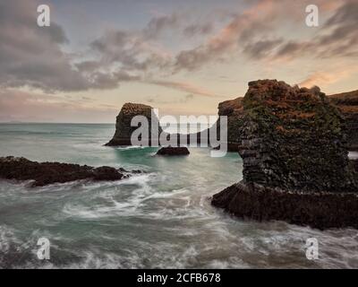 Arnarstapi, Snæfellsbær Vesturland, Iceland, Snæfellsnes, North Atlantic, Atlantic (Atlantic Ocean) Stock Photo