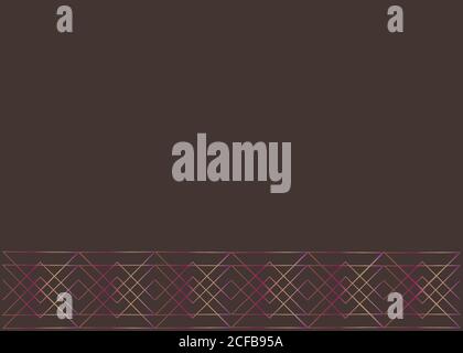 Geometric abstract graphic frame, isolated. Stock Vector