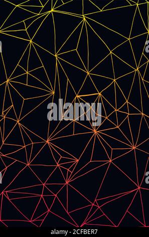 Bright abstract hand drawing internet cobweb background, many tr Stock Vector