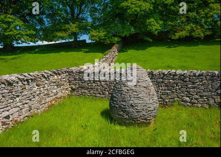 The 'Sheep Pen' a sculpture by Andy Goldsworthy at Crosby Ravensworth in Cumbria Stock Photo