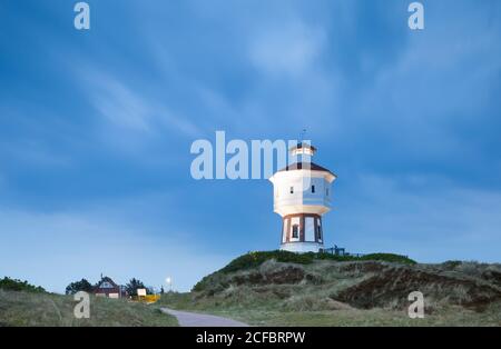 Water tower, landmark of Langeoog, East Frisian Islands Stock Photo