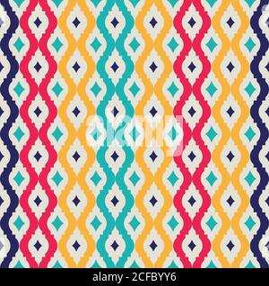 Abstract tangled lattice pattern. Seamless vector background. Stock Vector