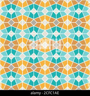 Intricated Geometric lattice pattern. Seamless vector background. Stock Vector