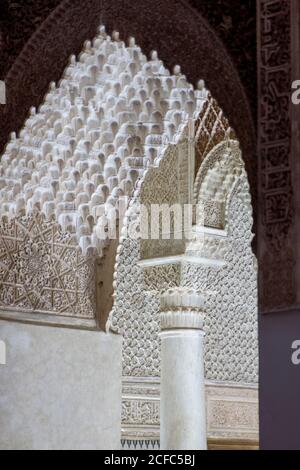 Saadian tombs in Marrakech, Morocco Stock Photo