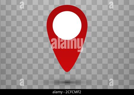 map pointer pin isolated Stock Vector
