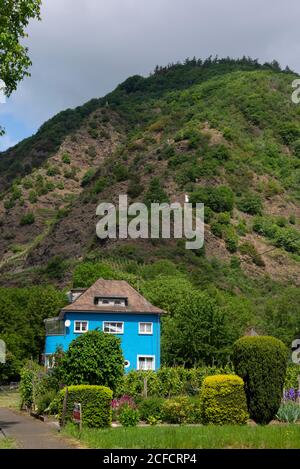 Europe, Europe, Germany, Rhineland-Palatinate, district of Cochem-Zell Mosel Moselle valley, Moselsteig, Moselle cramps, Ediger-Eller, Stock Photo